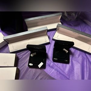 5 Macy’s jewelry boxes 3 long rectangular 2 small square bracelet gift 🎁 boxes